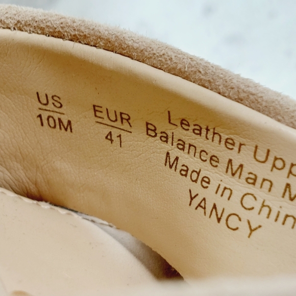 NEW Sam Edelman Yancy Nude Tan Leather Ankle Strap Sandals K474 - Picture 11 of 13